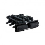 Nosič na auto pre 3 bicykle, Hák, Peruzzo COMO PURE INSTINCT sklápací čierny